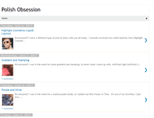Tablet Screenshot of polish-obsession.com